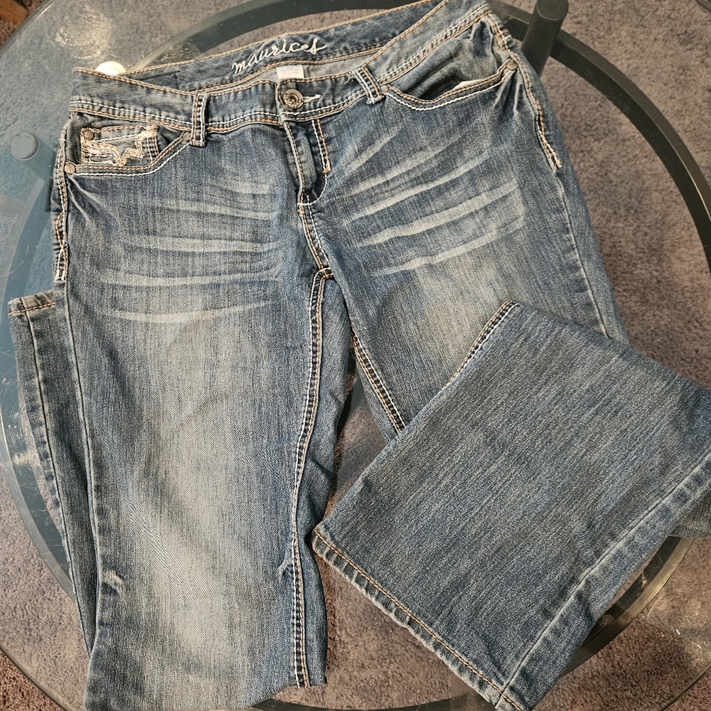 7/8 Regular Maurice's Women's Jeans with decal pockets